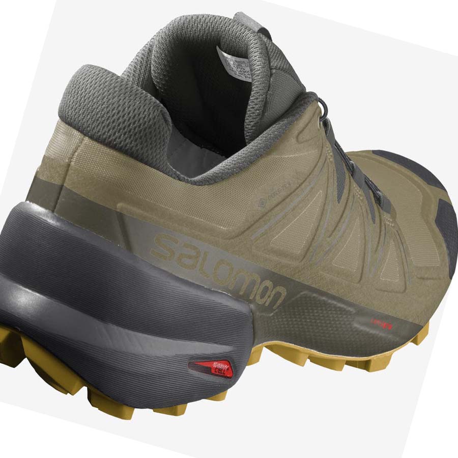 Salomon SPEEDCROSS 5 GORE-TEX Erkek Patika Koşu Ayakkabısı Zeytin Yeşili | TR 3511NWY